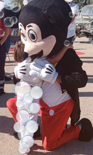 Pam i Pipa disfrasados para animación infantil