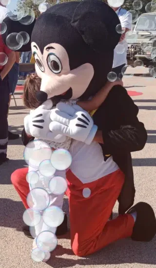 Pam i Pipa disfrasados para animación infantil
